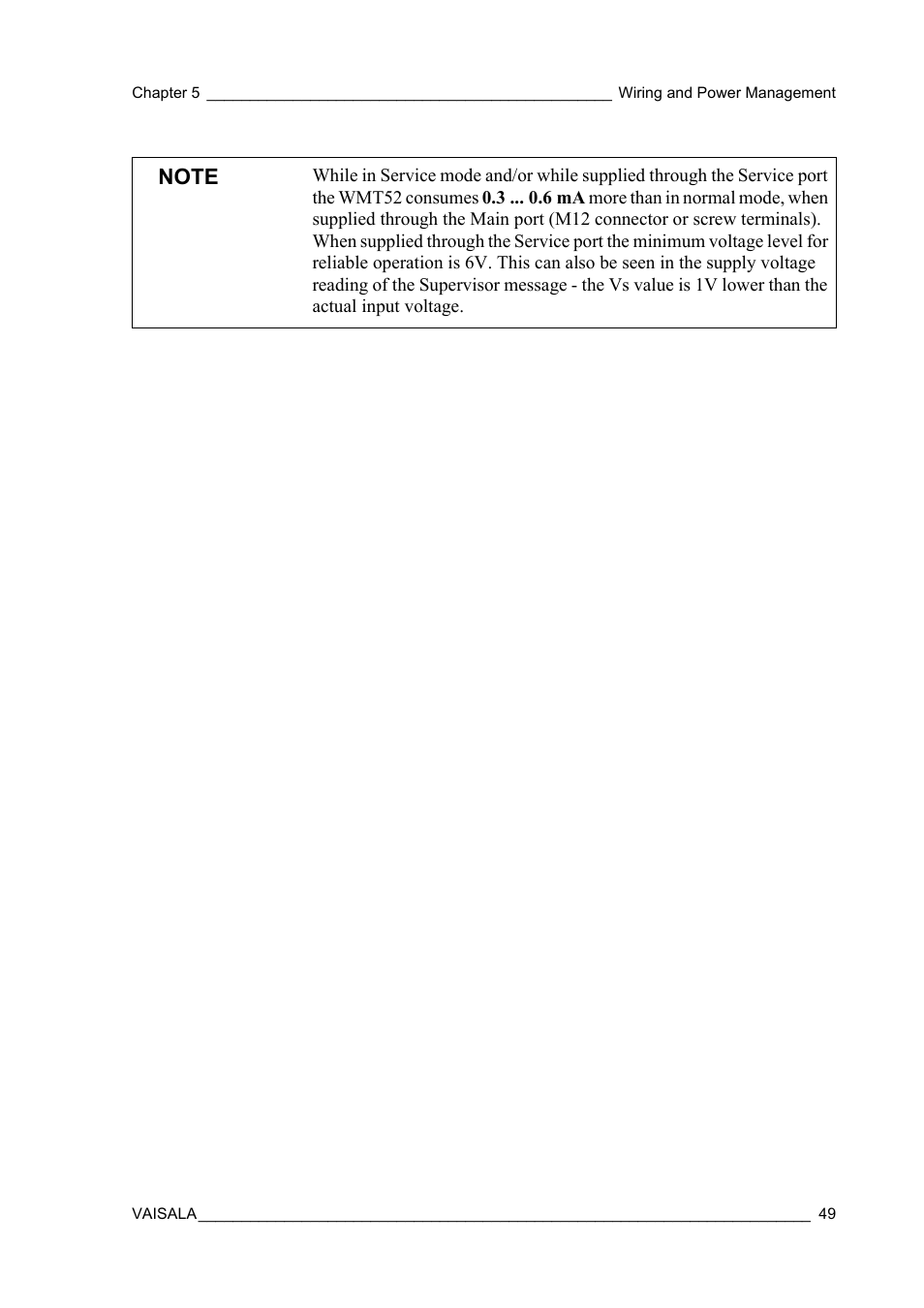 Vaisala WMT52 User Manual | Page 51 / 143