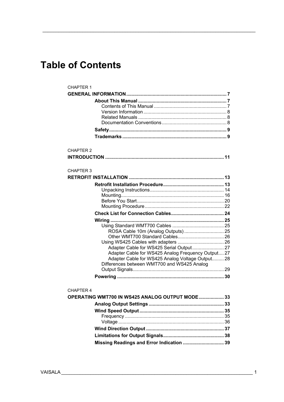 Vaisala WMT700 User Manual | Page 3 / 80