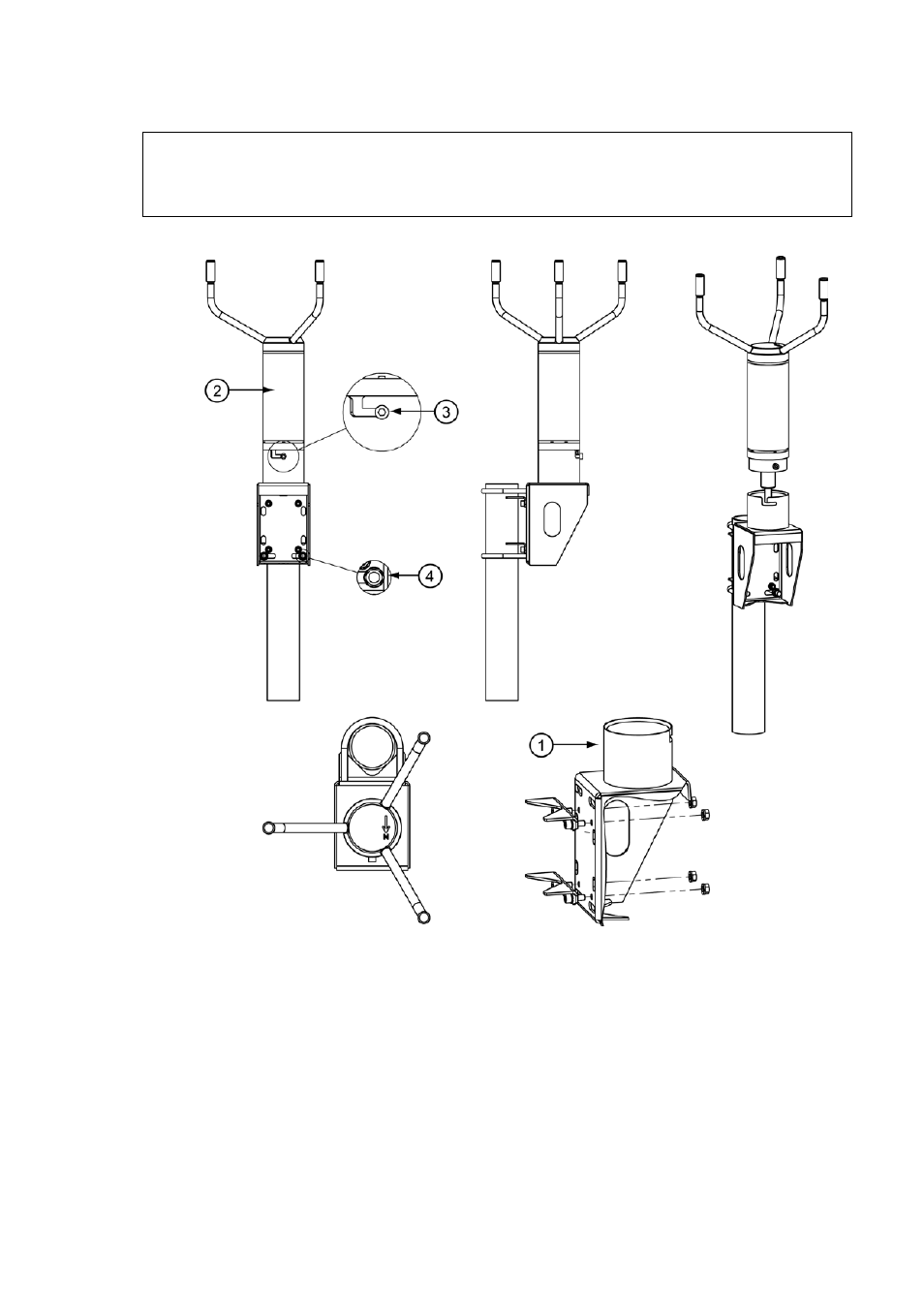 Figure 26, Wmt700 on side of pole mast | Vaisala WMT700 User Manual | Page 68 / 221