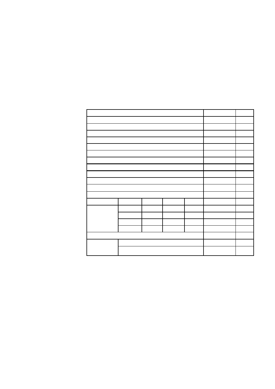 Cable 2 m, cable 10 m, cable 15 m, and cable 26 m, Table 22 | Vaisala WMT700 User Manual | Page 80 / 221