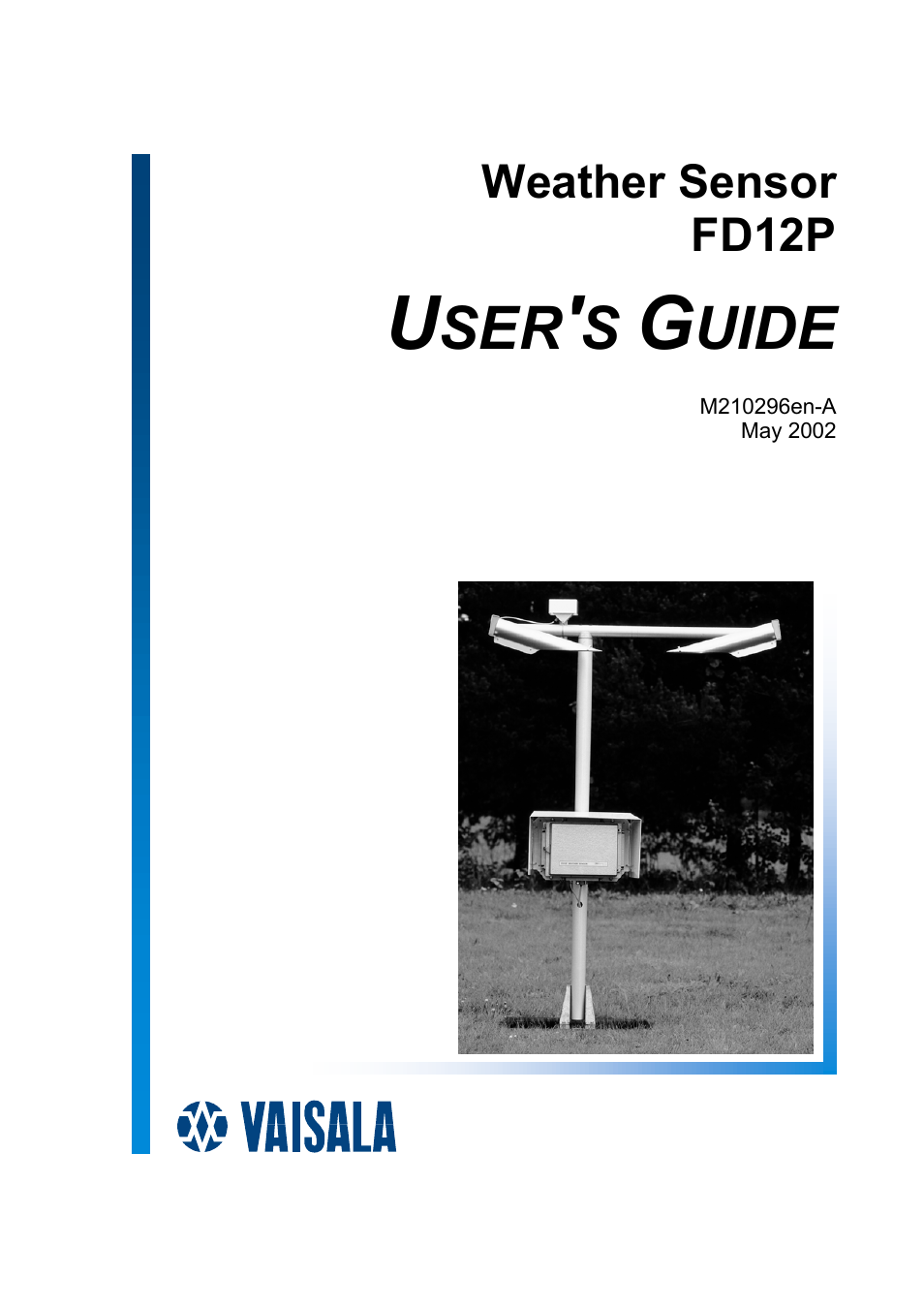 Vaisala FD12P User Manual | 154 pages