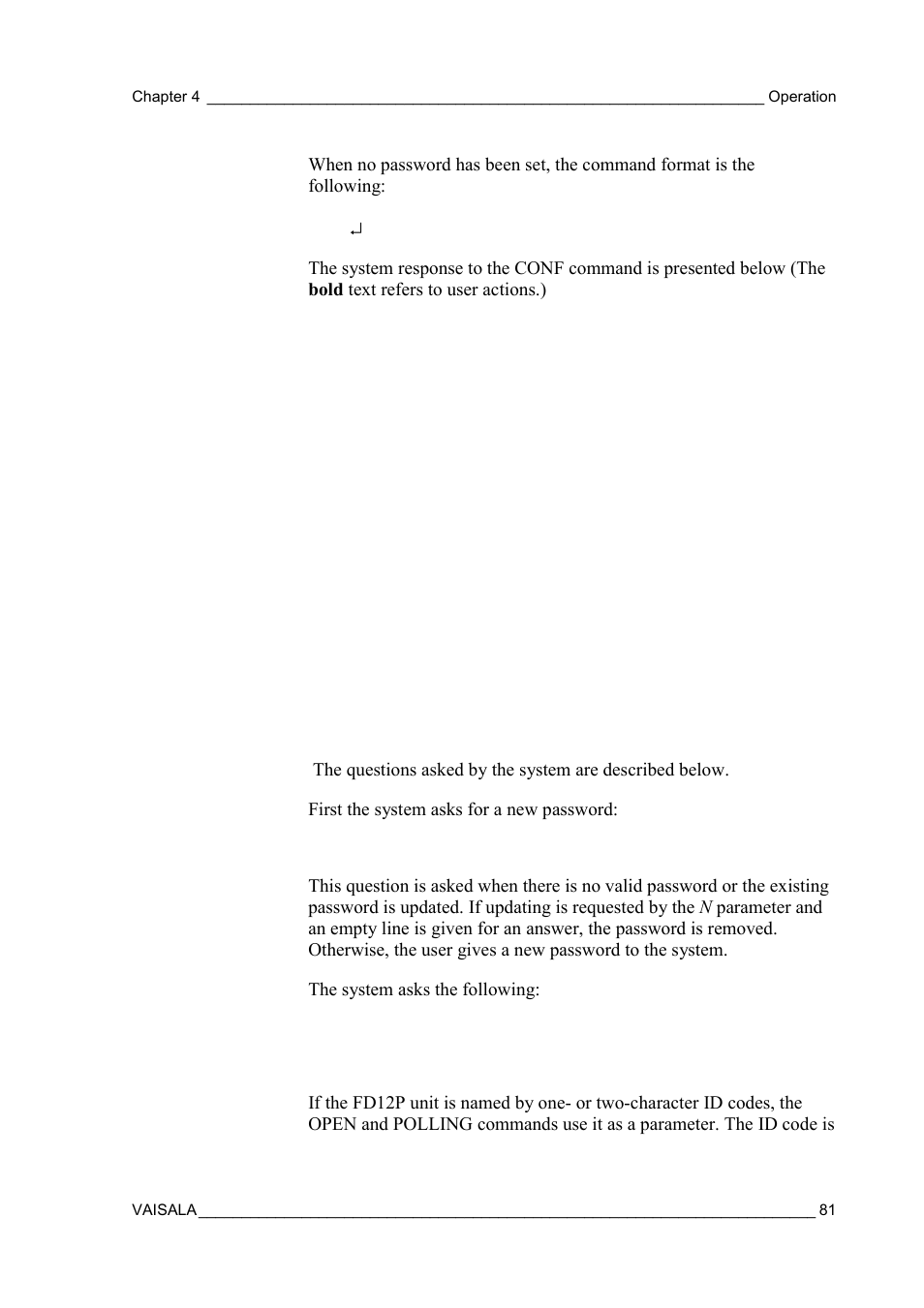Vaisala FD12P User Manual | Page 81 / 154