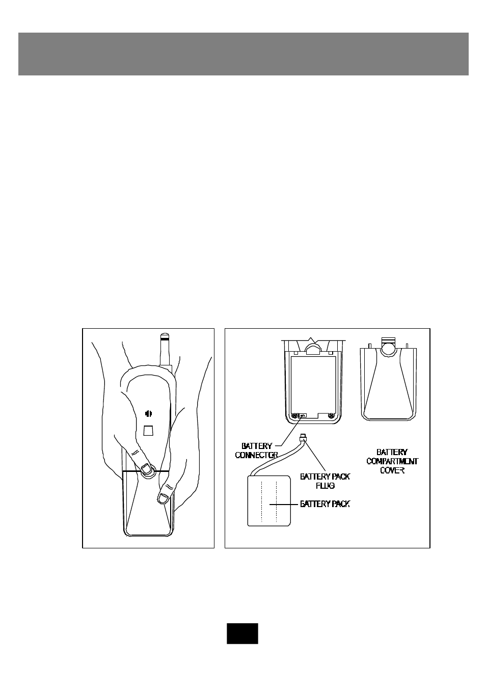 Changing the battery pack, Attention | Ameriphone CL-40 User Manual | Page 21 / 25