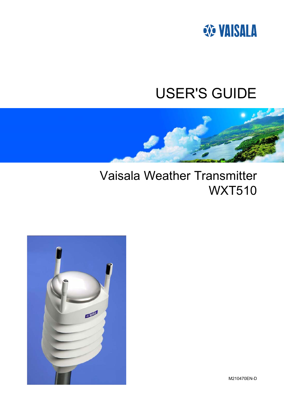 Vaisala WXT510 User Manual | 152 pages