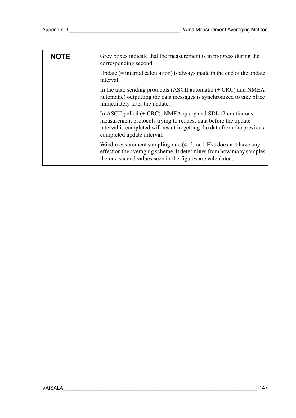 Vaisala WXT510 User Manual | Page 149 / 152