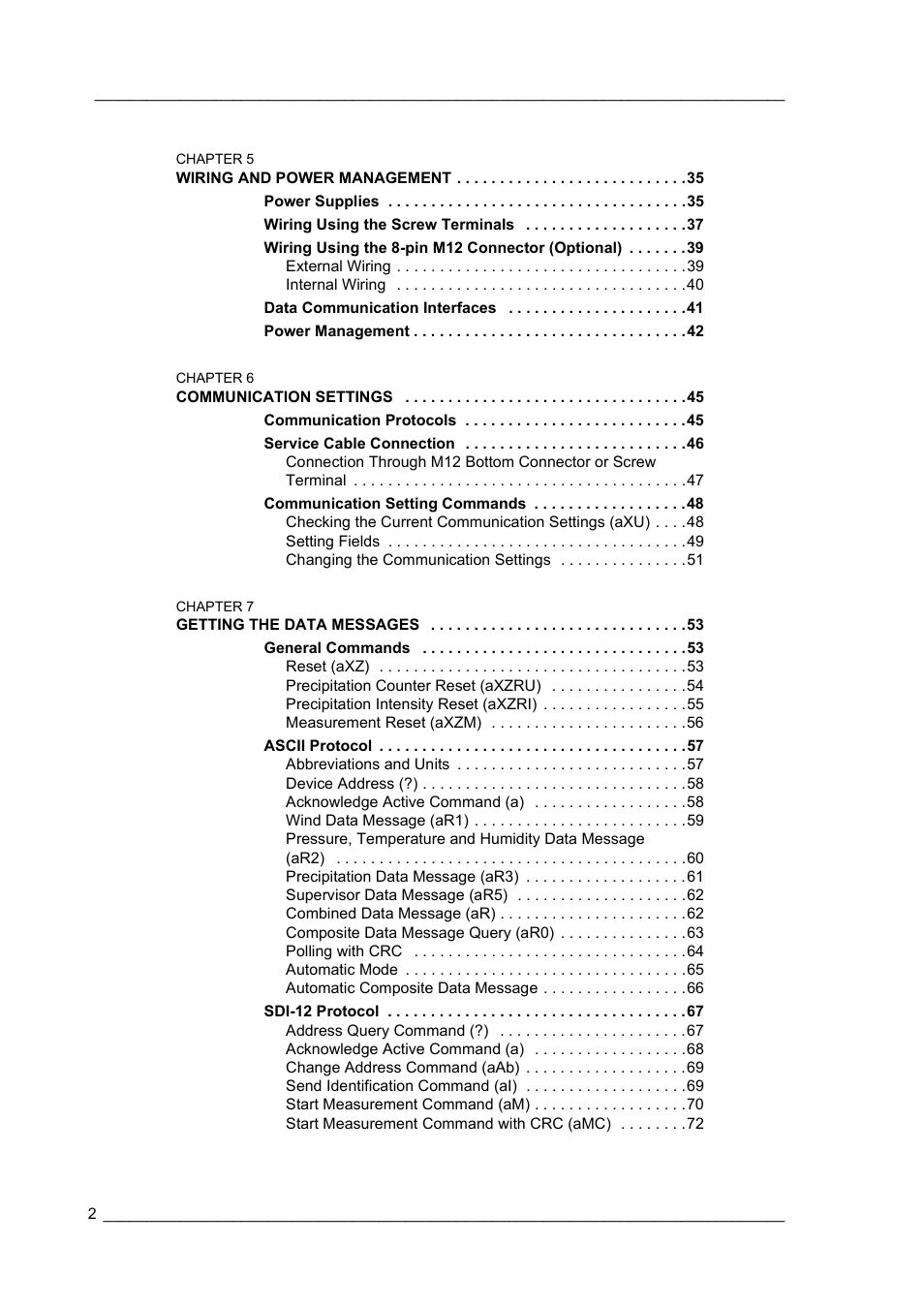 Vaisala WXT510 User Manual | Page 4 / 152