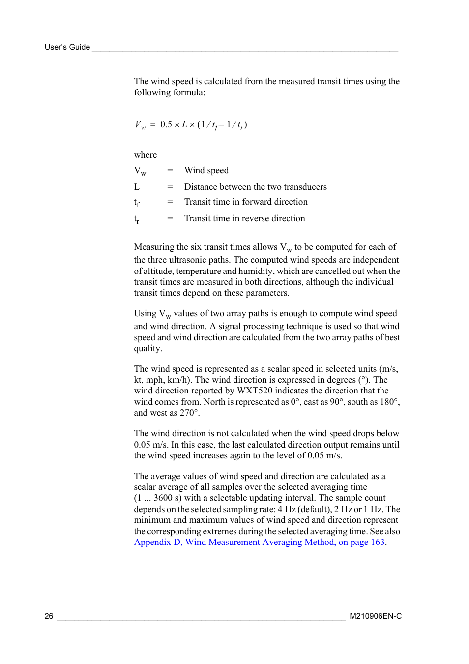 Vaisala WXT520 User Manual | Page 28 / 171