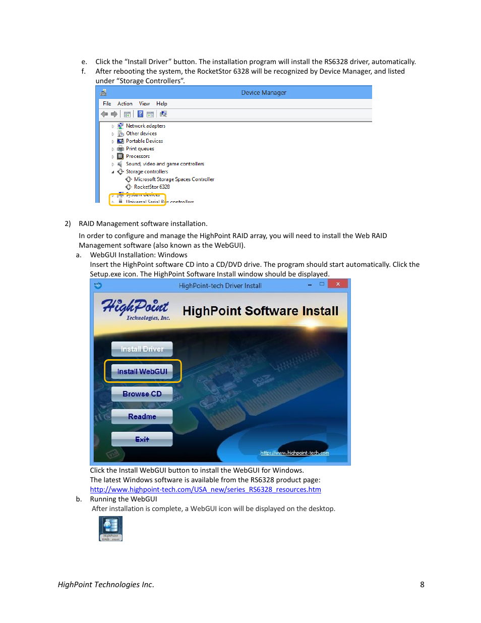 HighPoint RocketStor 6328 User Manual | Page 8 / 40