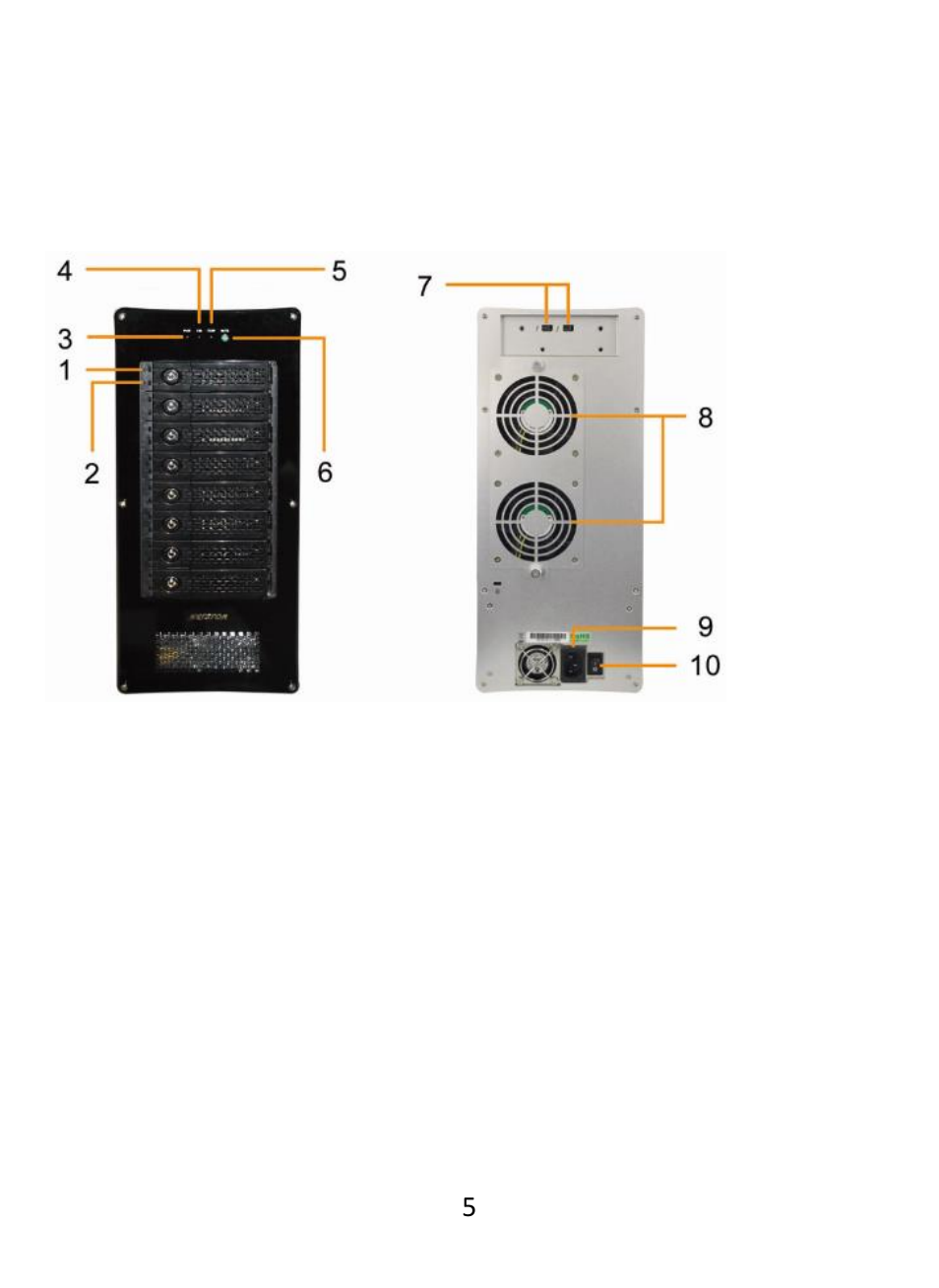 Na762tb hardware | HighPoint NA762TB User Manual | Page 5 / 12