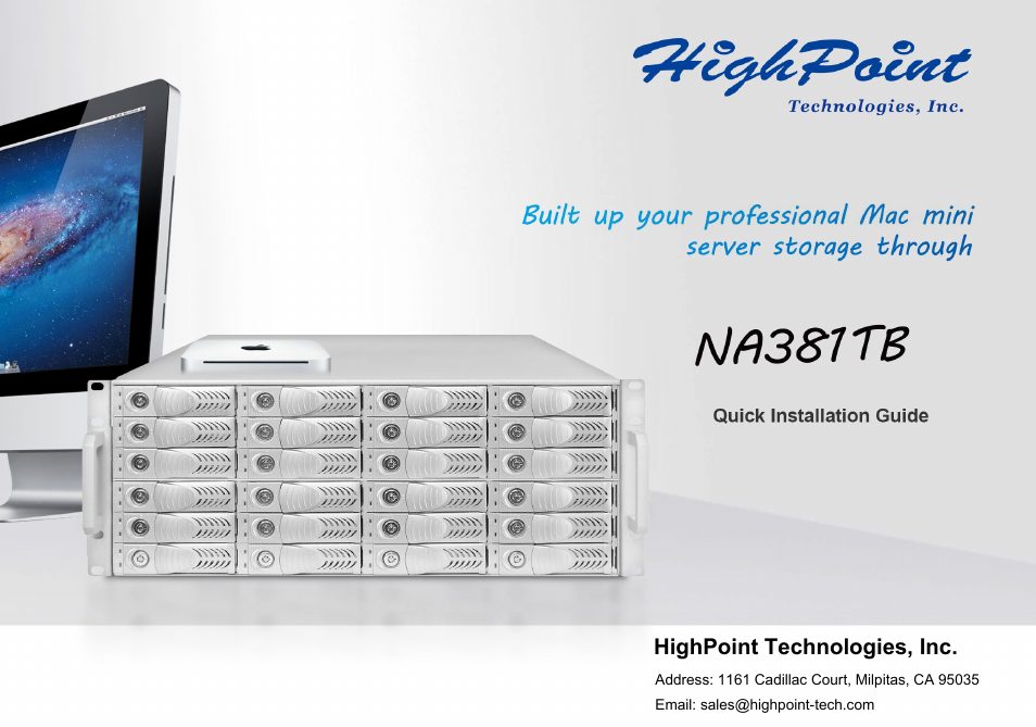 HighPoint NA333TB User Manual | 3 pages