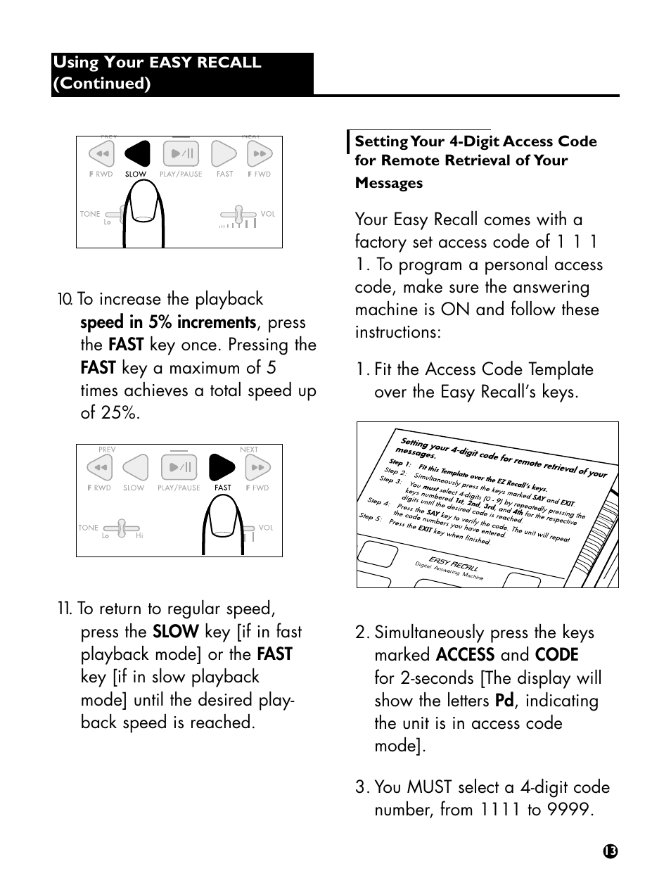 Ameriphone Digital Answering Machine User Manual | Page 15 / 26