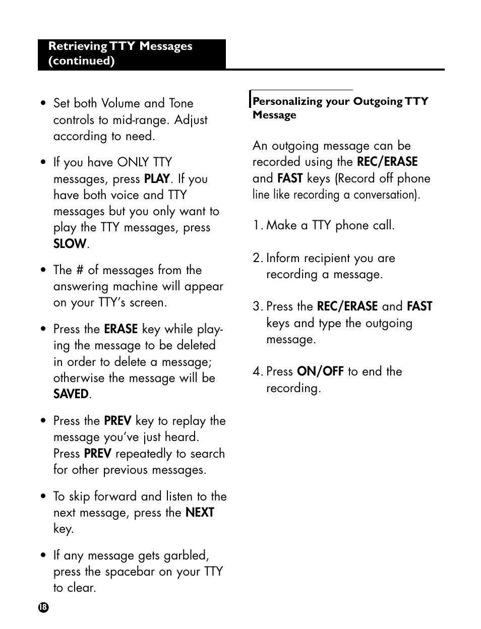 Ameriphone Digital Answering Machine User Manual | Page 20 / 26