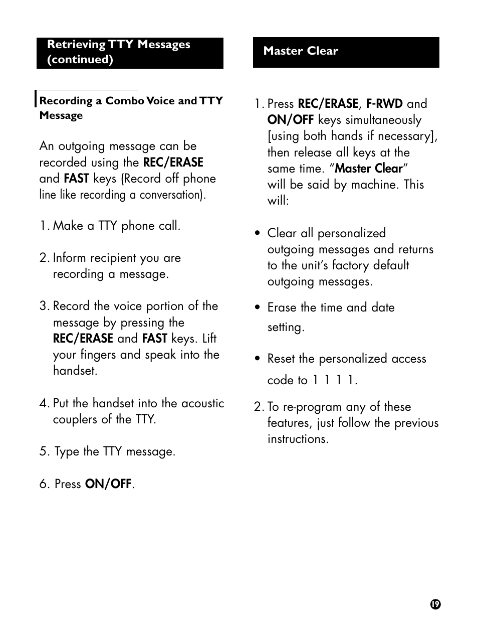 Ameriphone Digital Answering Machine User Manual | Page 21 / 26