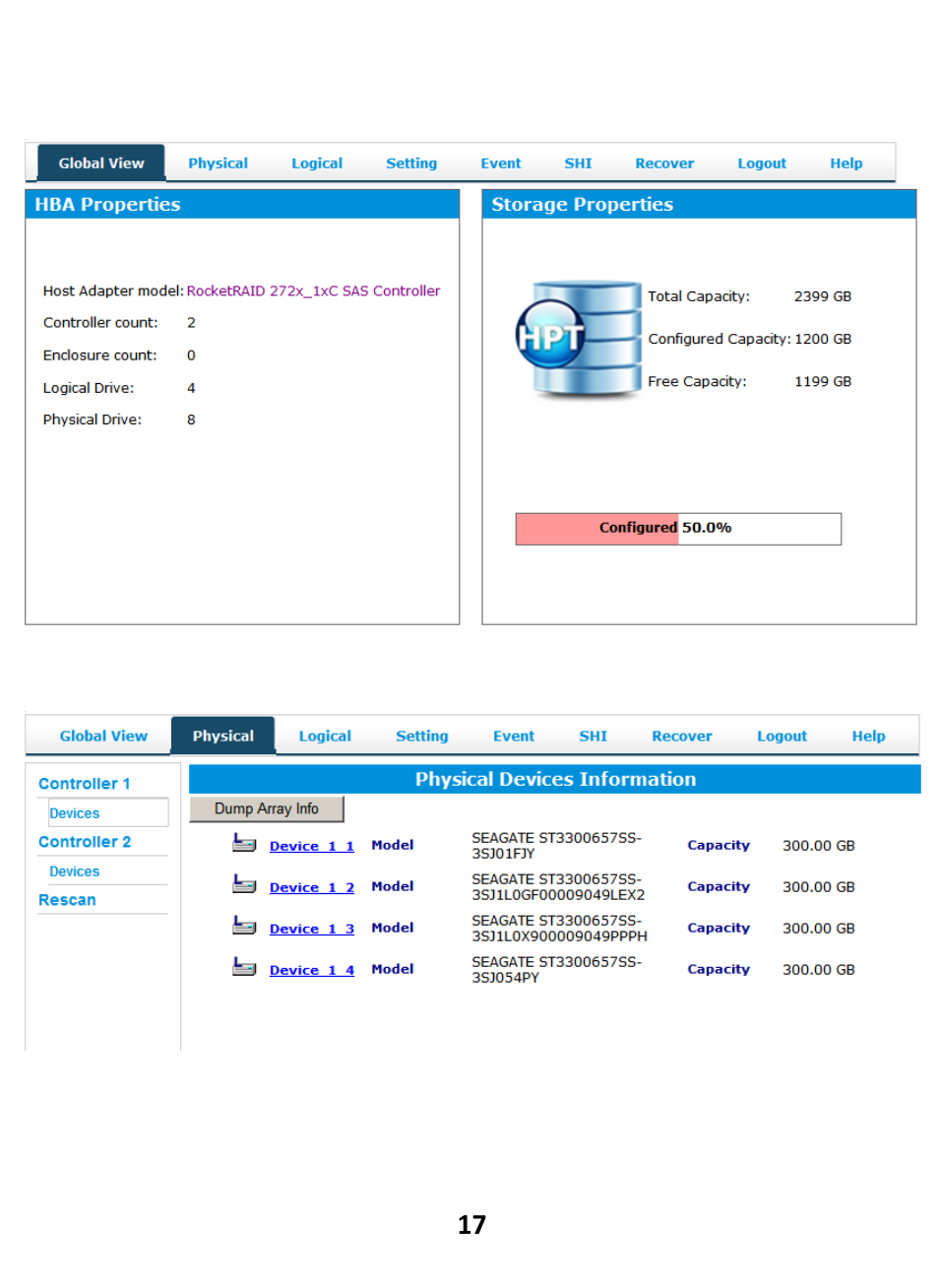 HighPoint RocketRAID 2720C2 User Manual | Page 17 / 19