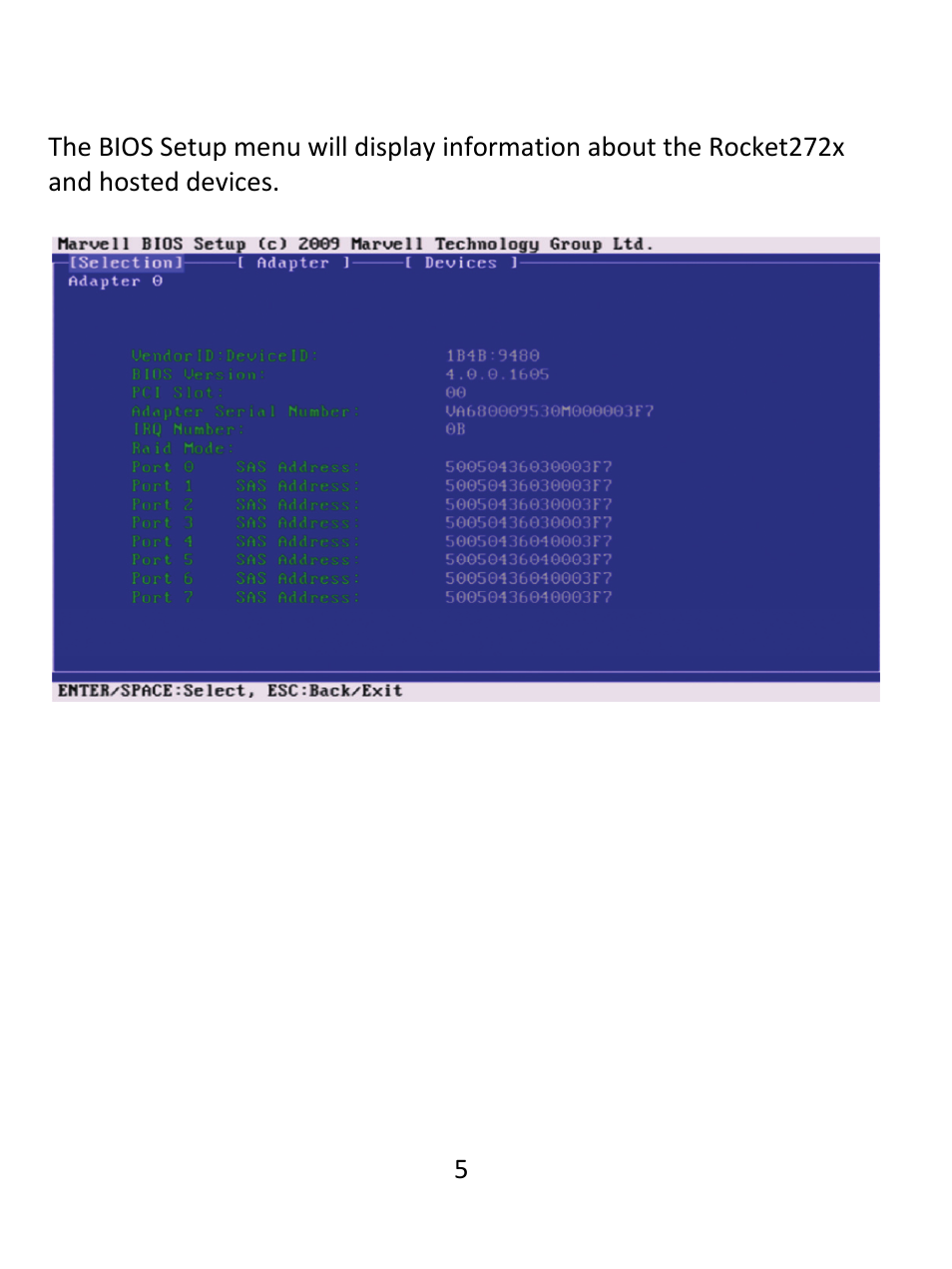 HighPoint Rocket 2720SGL User Manual | Page 5 / 8
