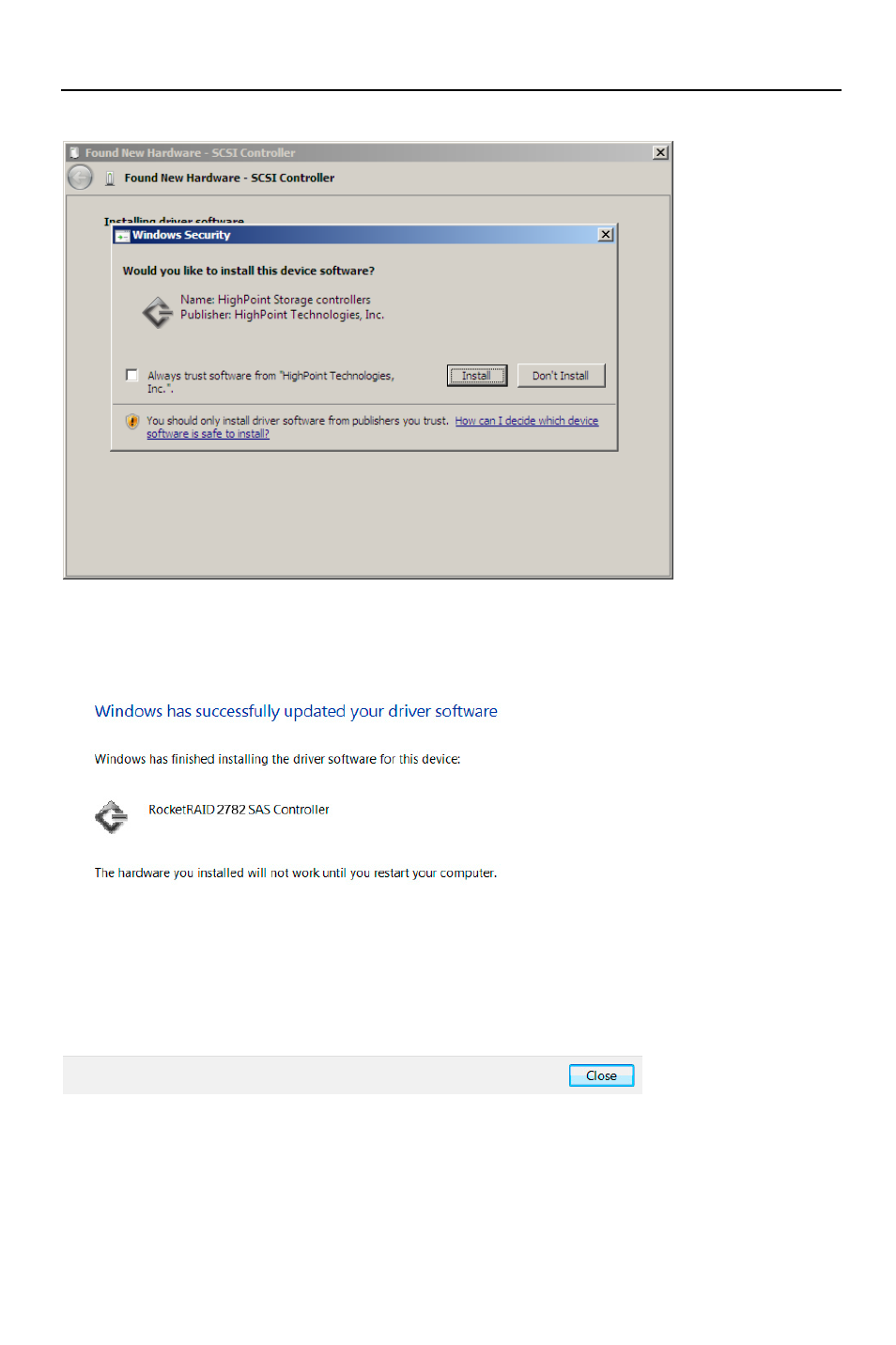 HighPoint RocketRAID 2782 User Manual | Page 25 / 60