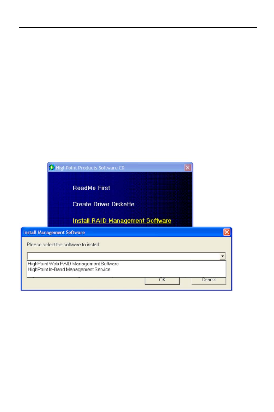 Web-based management utility | HighPoint RocketRAID 2782 User Manual | Page 27 / 60