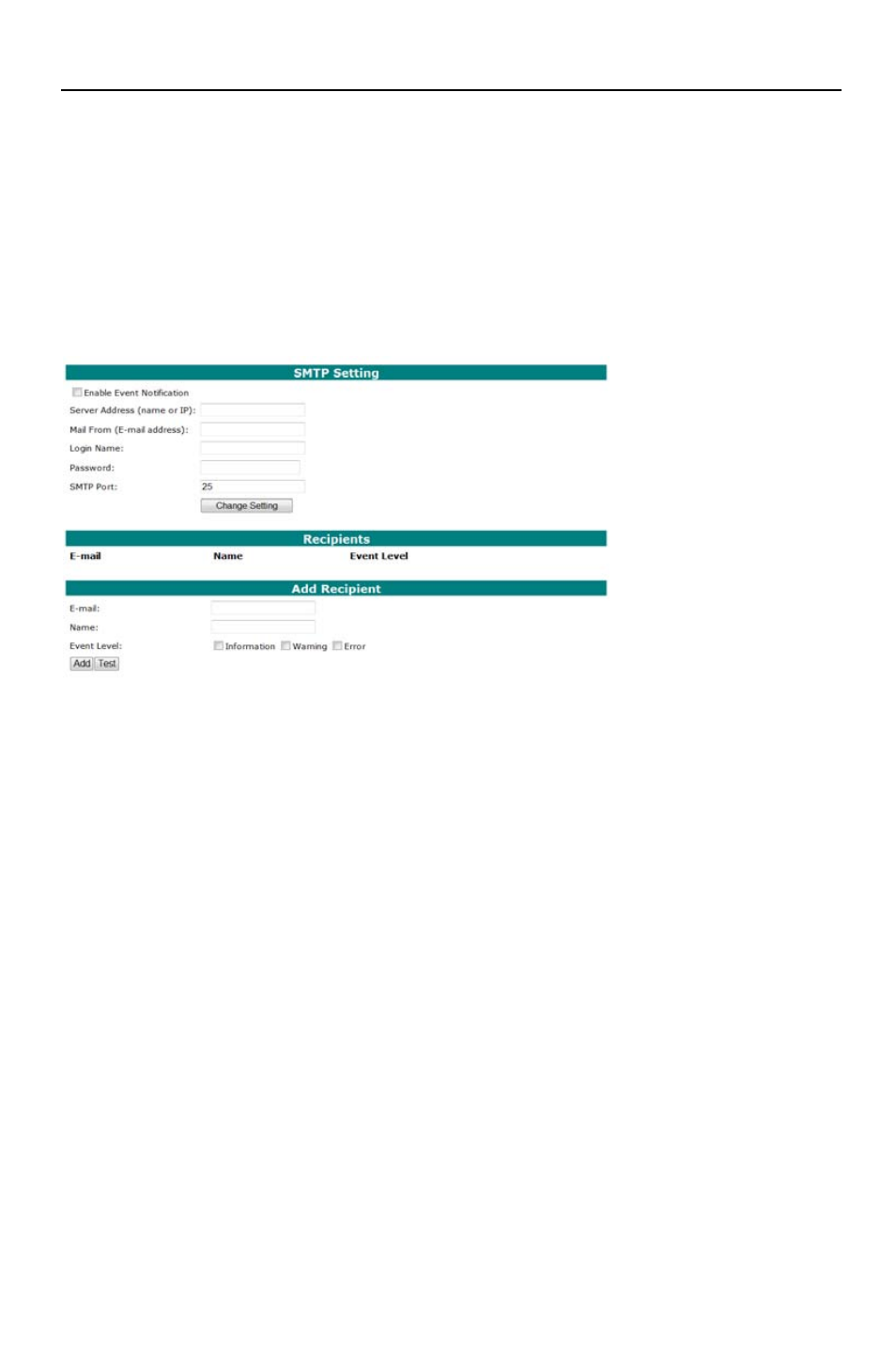 Configuring smtp (e-mail) notification | HighPoint RocketRAID 2782 User Manual | Page 49 / 60