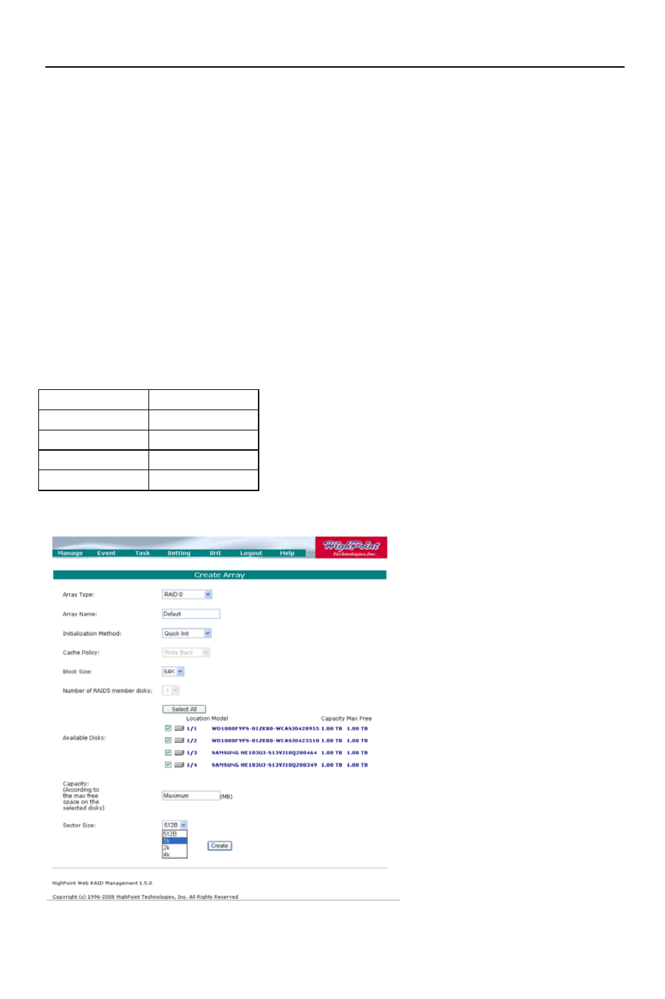 Vss – variable sector size, Vss – variable sector size……………………………………………………50 | HighPoint RocketRAID 2782 User Manual | Page 50 / 60