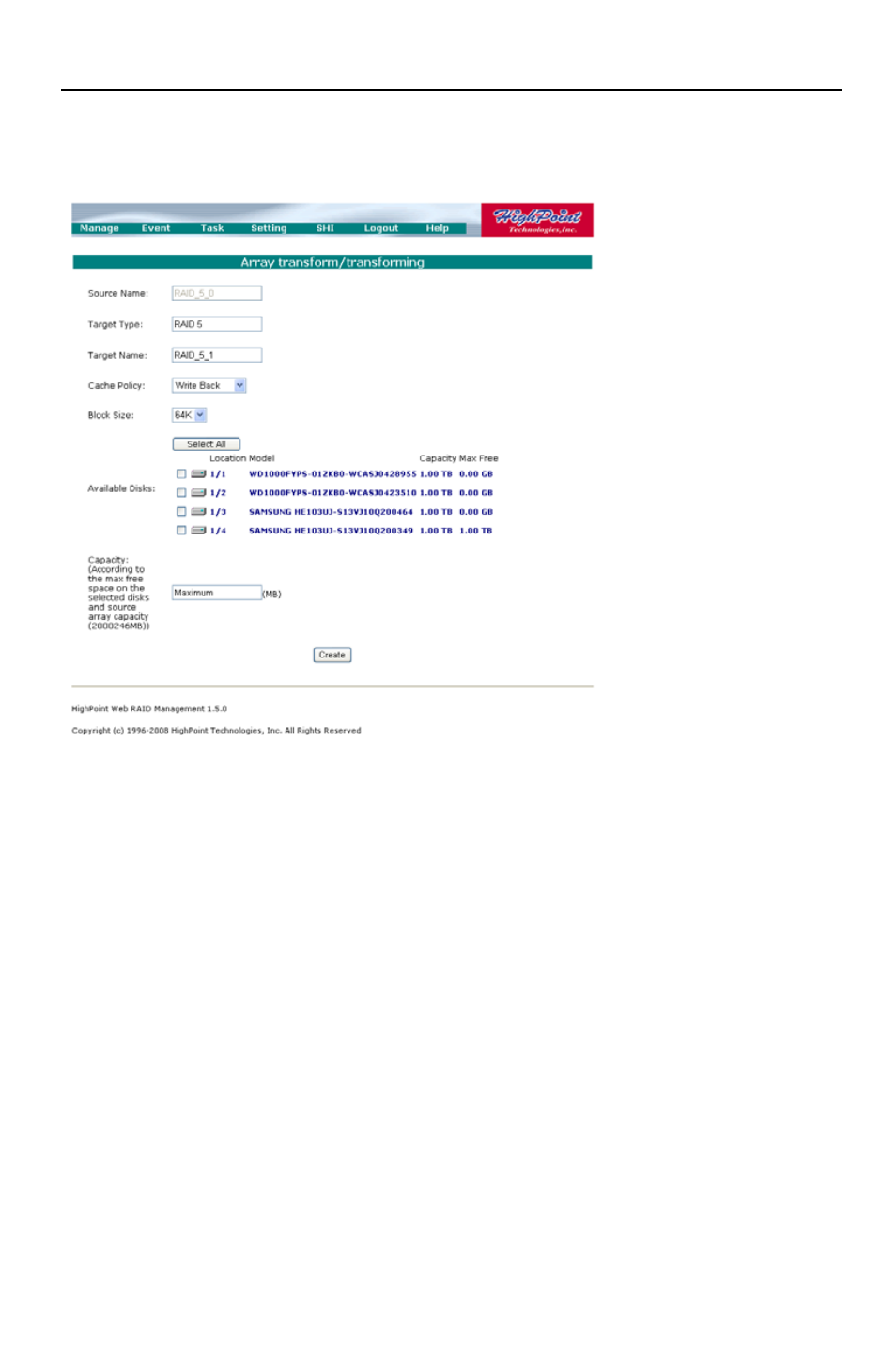 HighPoint RocketRAID 2782 User Manual | Page 56 / 60