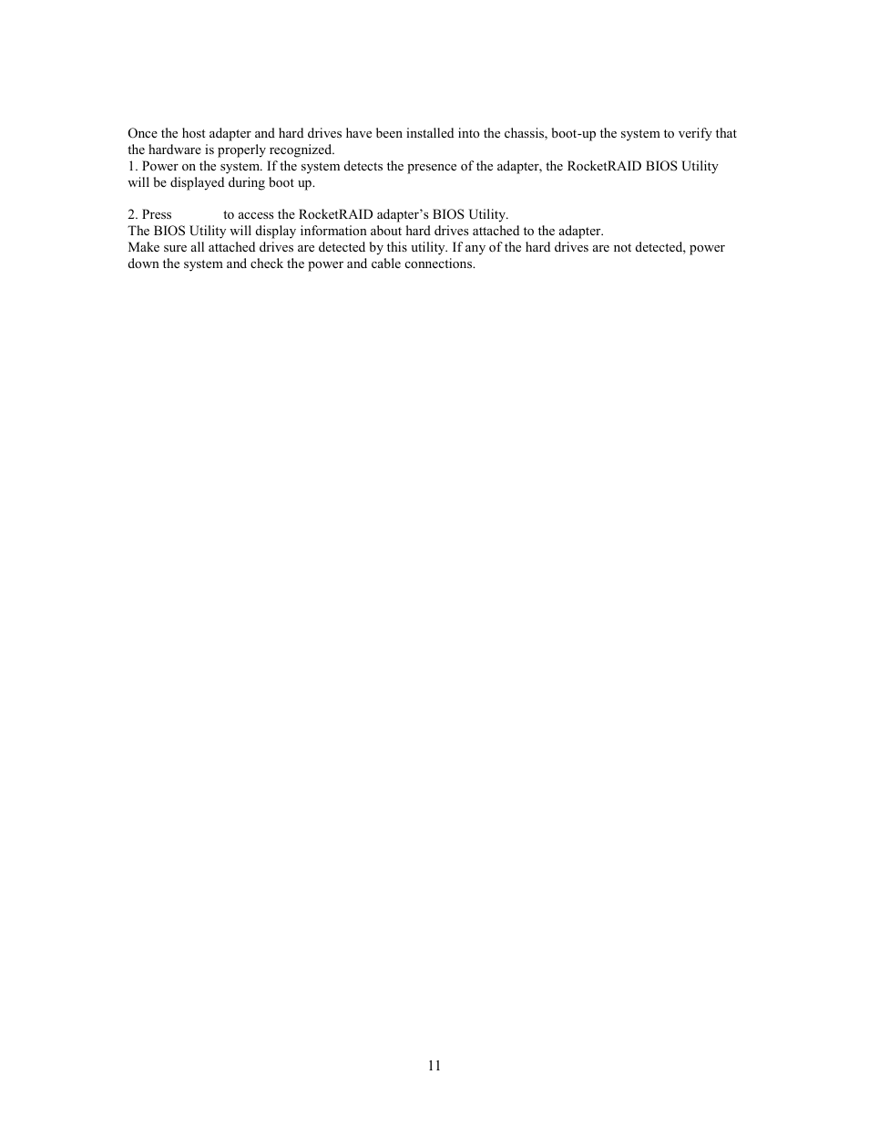 3 - verifying installation | HighPoint RocketRAID 2760A User Manual | Page 11 / 60