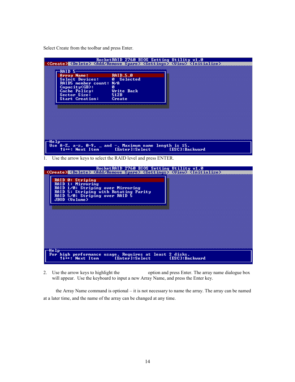 HighPoint RocketRAID 2760A User Manual | Page 14 / 60