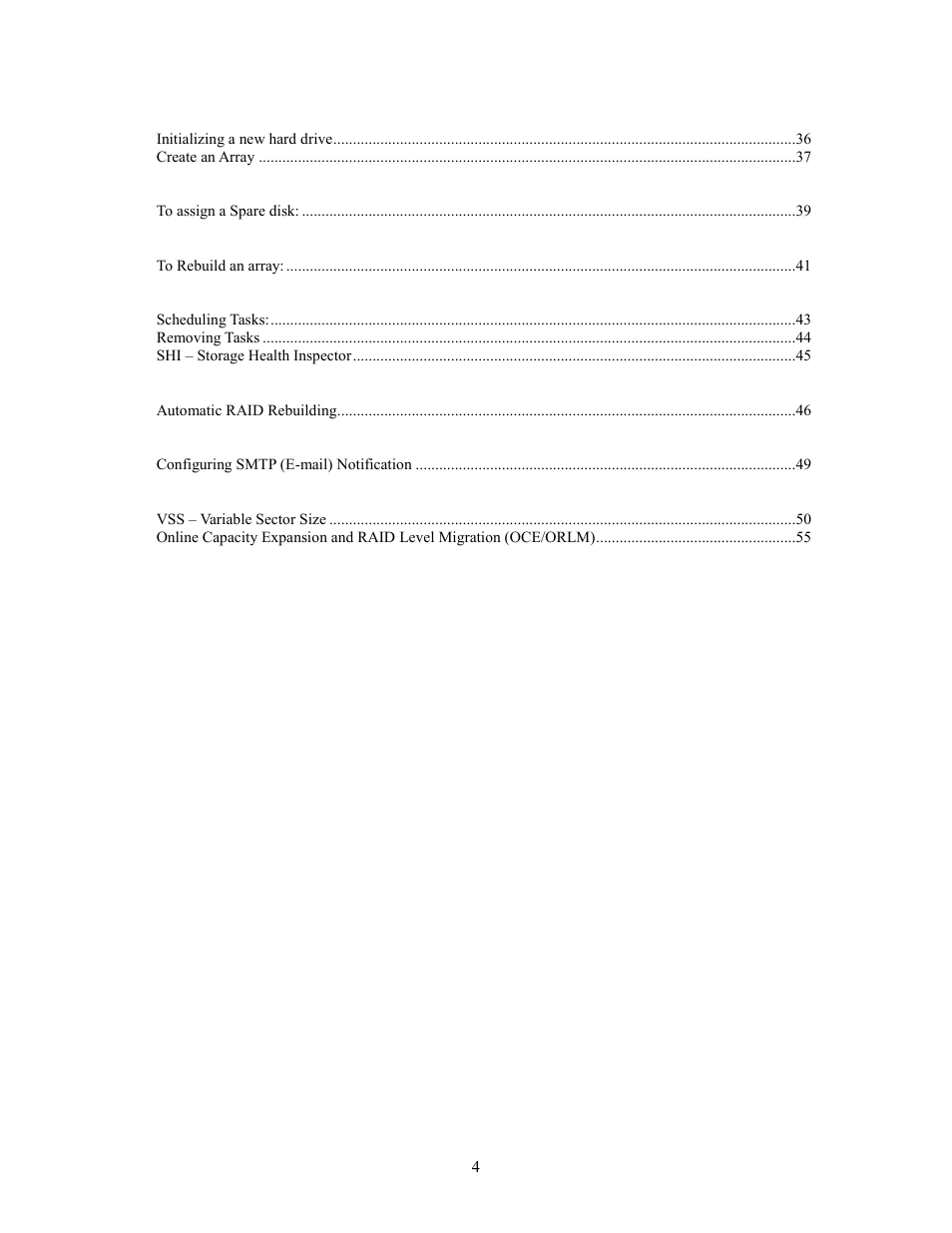 HighPoint RocketRAID 2760A User Manual | Page 4 / 60
