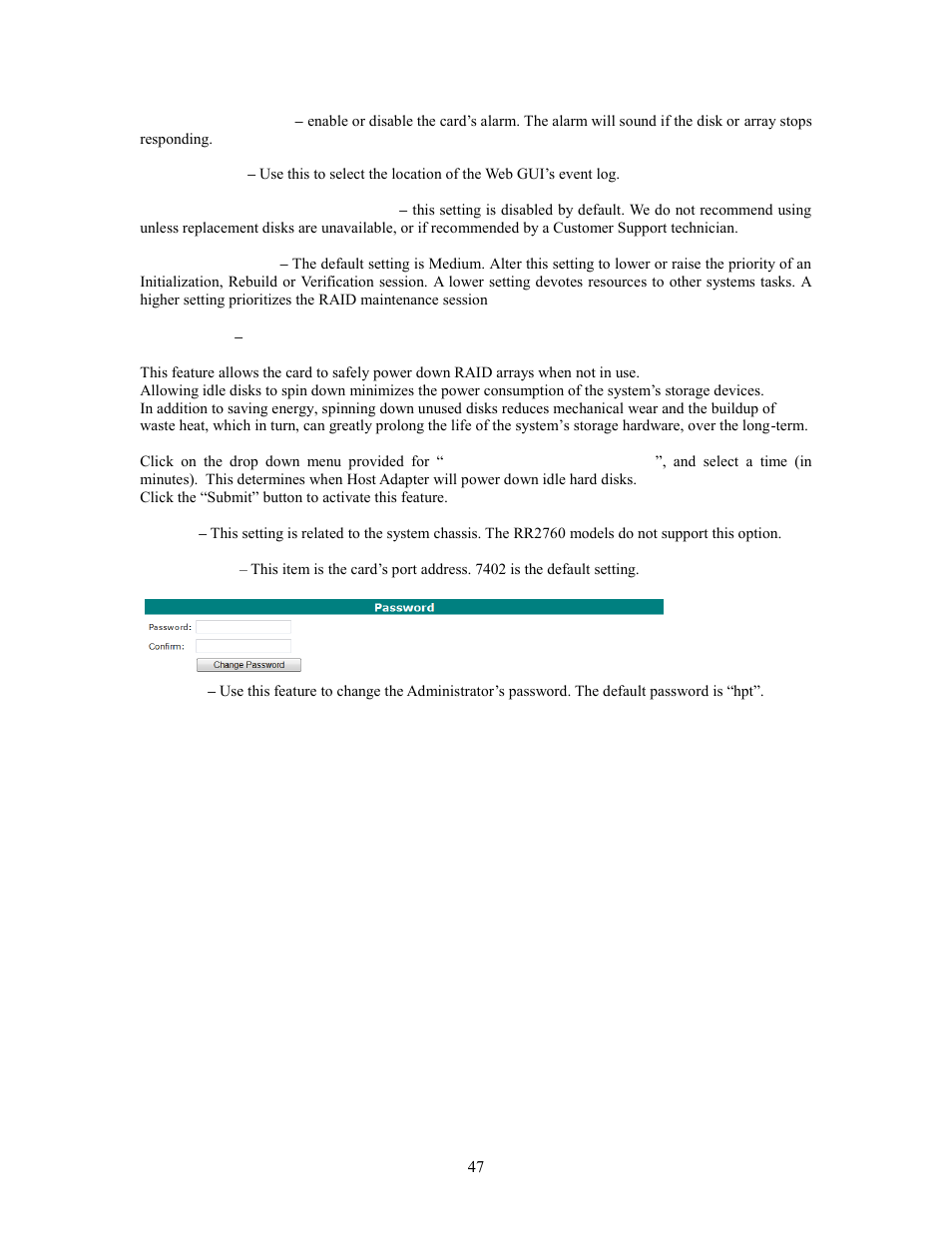 HighPoint RocketRAID 2760A User Manual | Page 47 / 60