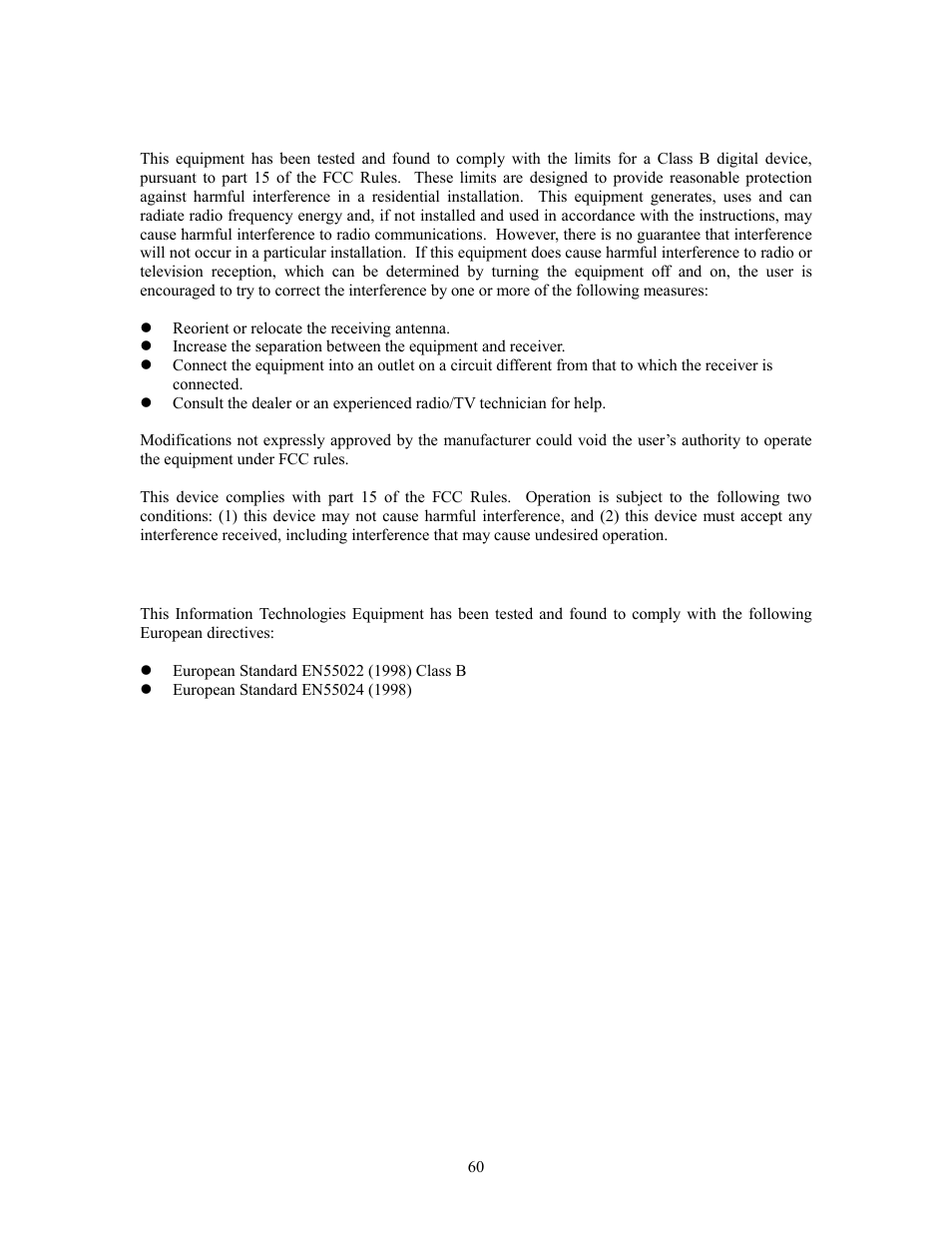 European union compliance statement | HighPoint RocketRAID 2760A User Manual | Page 60 / 60