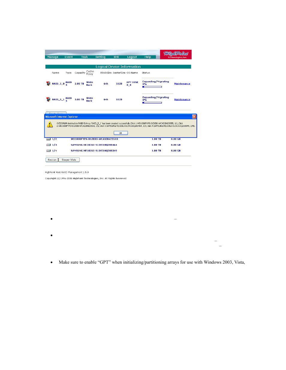 HighPoint RocketRAID 2740 User Manual | Page 58 / 65