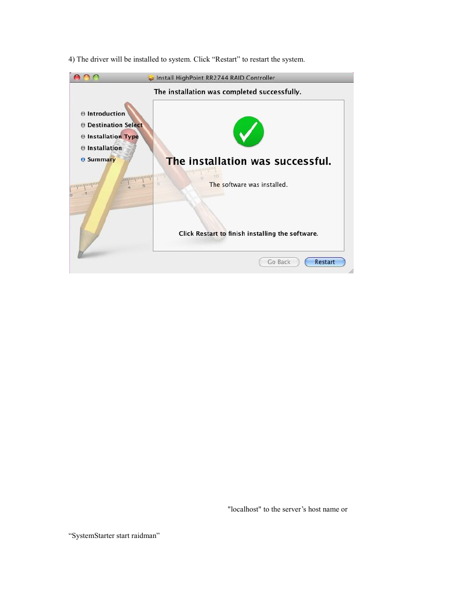 3 - installing web raid management software, 4 - web raid management interface | HighPoint RocketRAID 2740 User Manual | Page 61 / 65