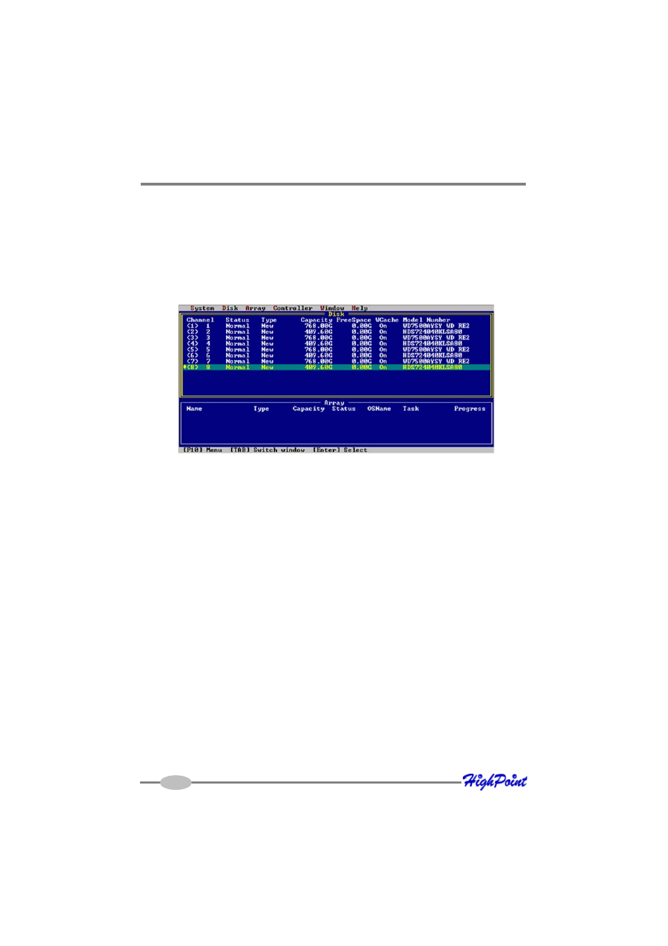 2 - creating raid arrays | HighPoint RocketRAID 4460 User Manual | Page 20 / 59