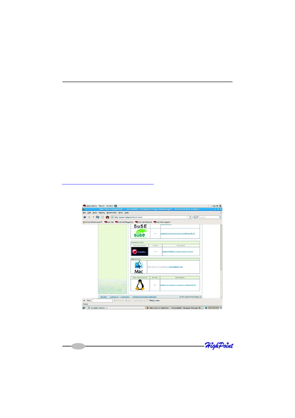 Linux and freebsd device driver installation | HighPoint RocketRAID 4460 User Manual | Page 44 / 59
