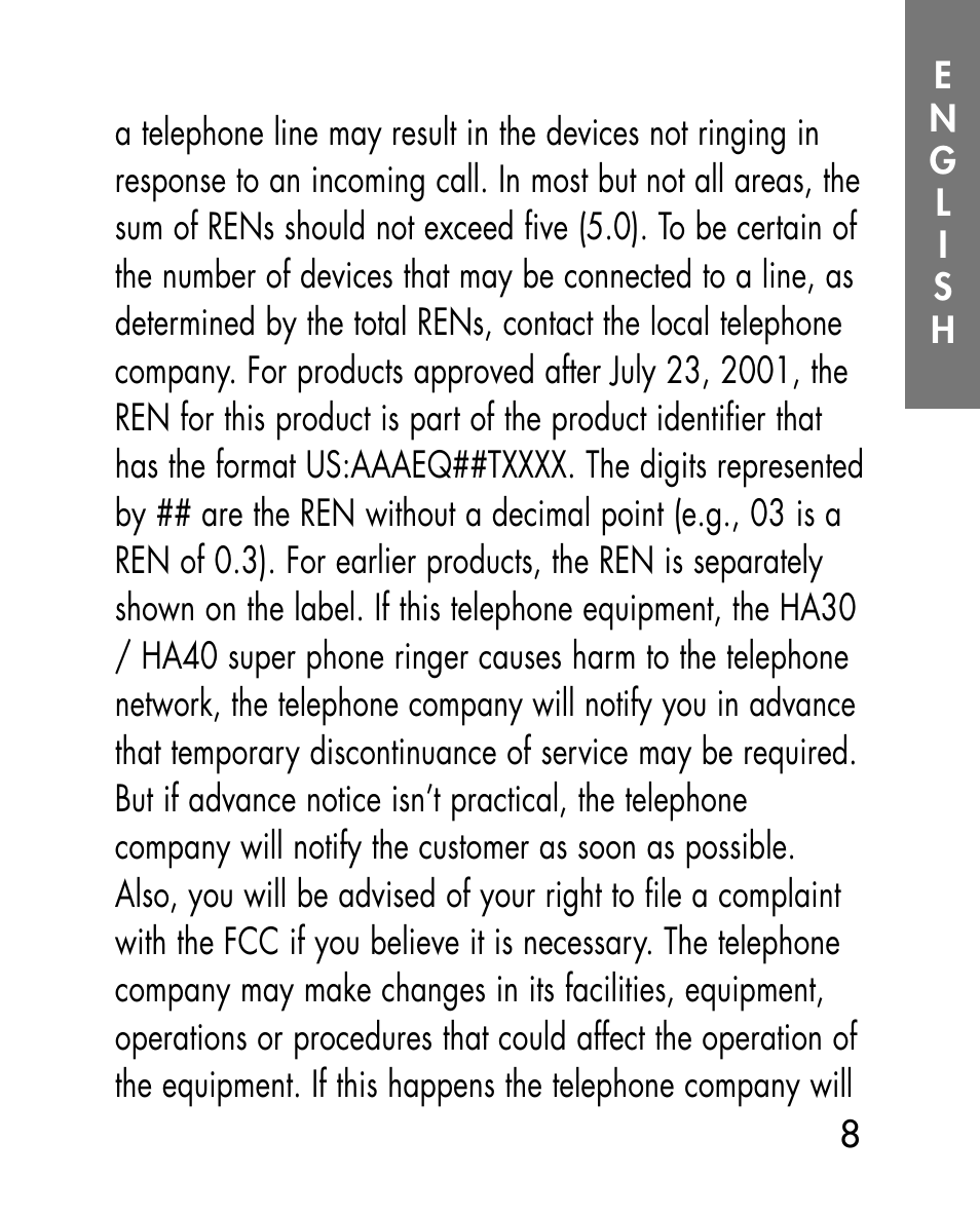 Ameriphone HA40 User Manual | Page 20 / 50