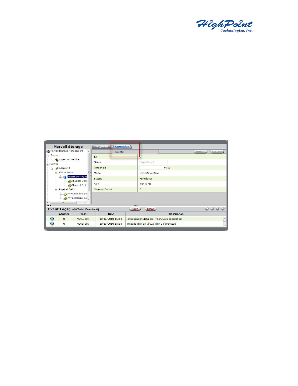 13 - deleting hybrid drives | HighPoint RocketHybrid 1222 User Manual | Page 41 / 43