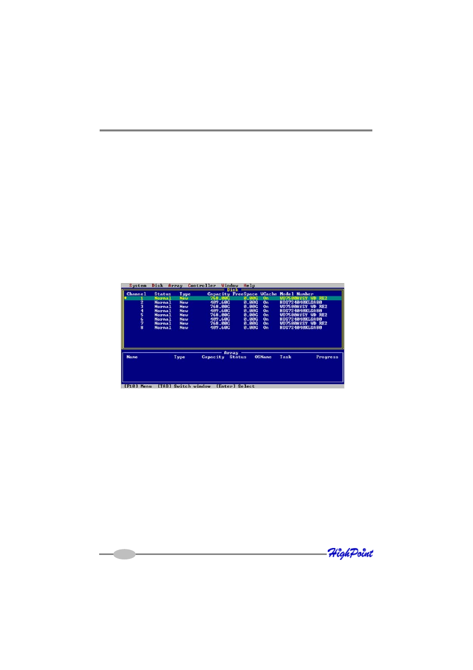 Rocketraid bios utility, 1 - bios settings overview | HighPoint RocketRAID 3522 User Manual | Page 20 / 62