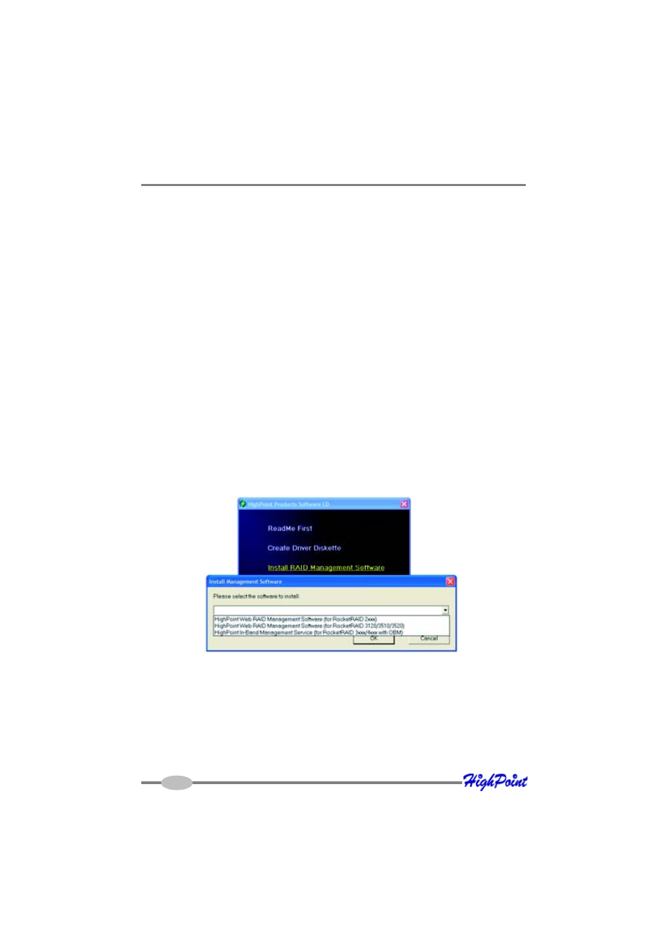 3 - highpoint raid management utilities (hrm) | HighPoint RocketRAID 3522 User Manual | Page 48 / 62