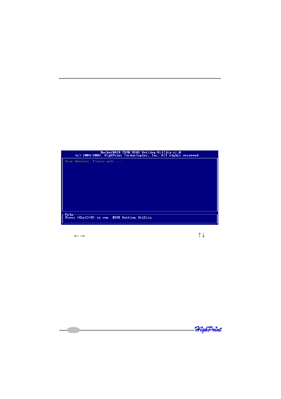 Rocketraid 3xxx bios utility, 1 - bios command overview | HighPoint RocketRAID 3510 User Manual | Page 24 / 80