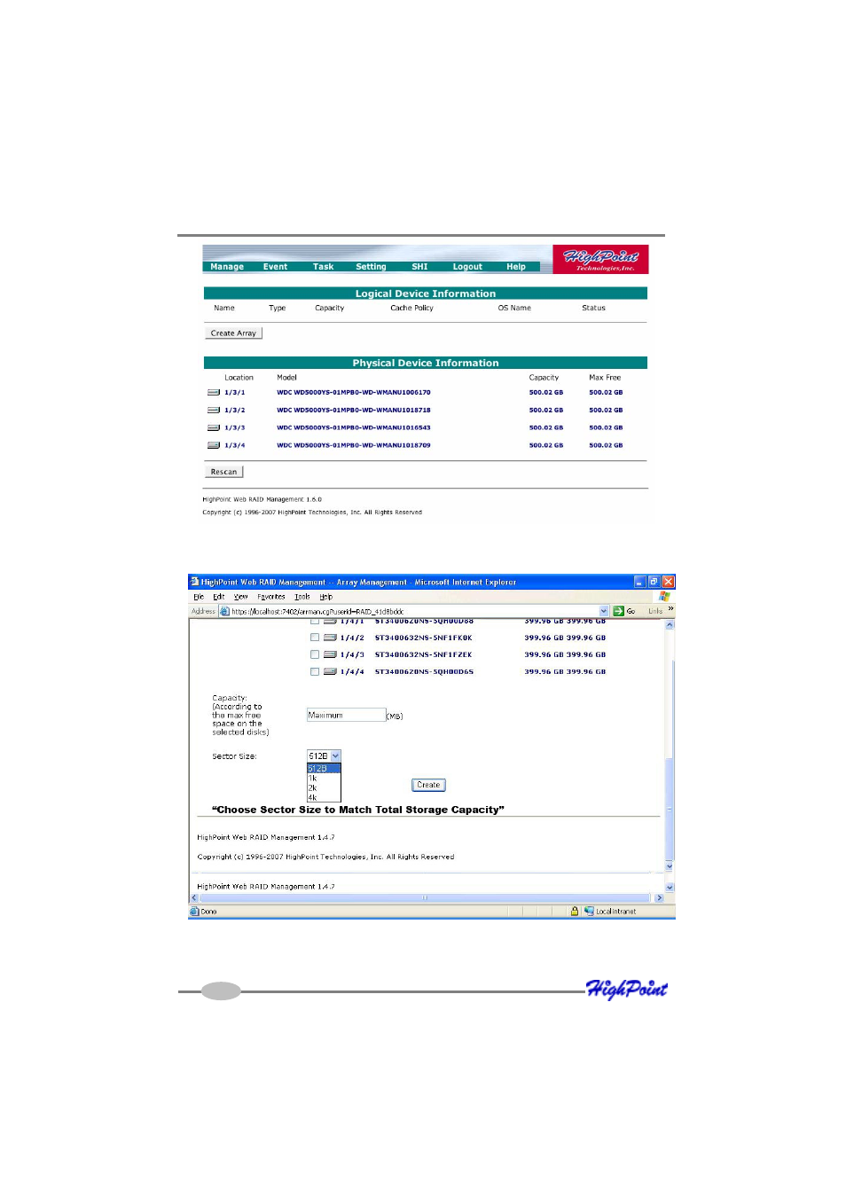 HighPoint RocketRAID 3510 User Manual | Page 40 / 80