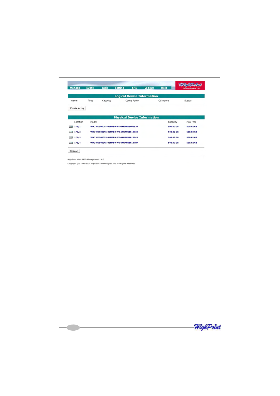 HighPoint RocketRAID 2522 User Manual | Page 76 / 90