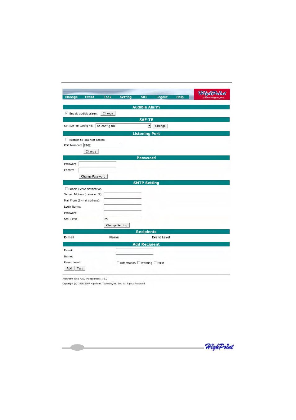 HighPoint RocketRAID 2522 User Manual | Page 86 / 90