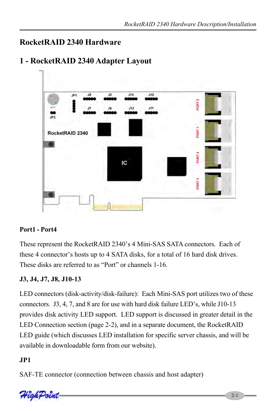 HighPoint RocketRAID 2340 User Manual | Page 11 / 76