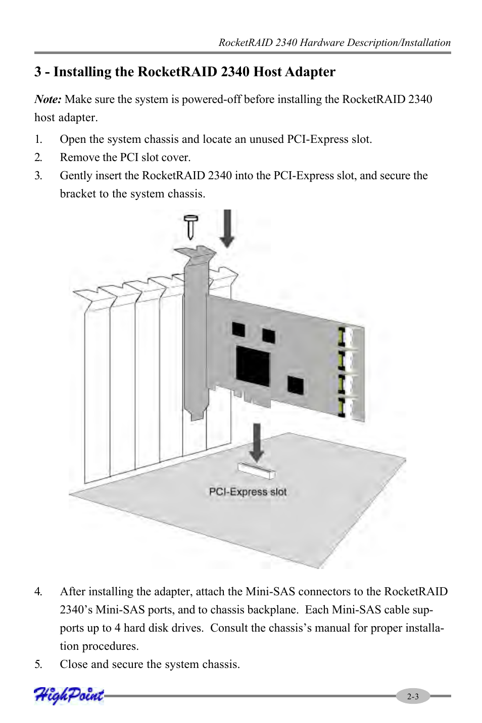 HighPoint RocketRAID 2340 User Manual | Page 13 / 76