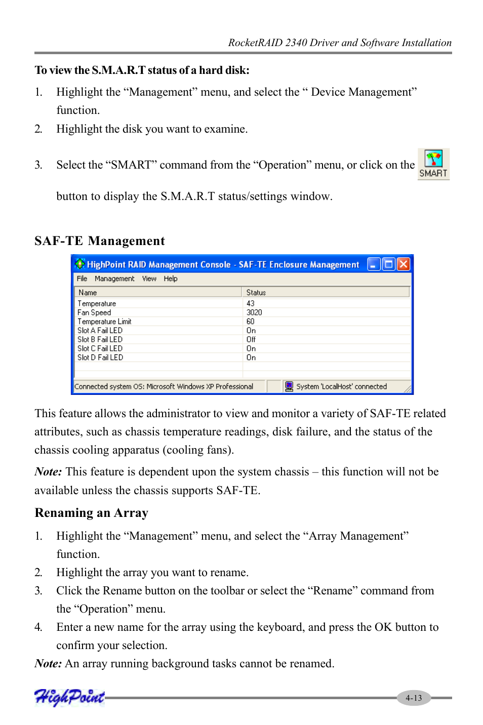 HighPoint RocketRAID 2340 User Manual | Page 37 / 76