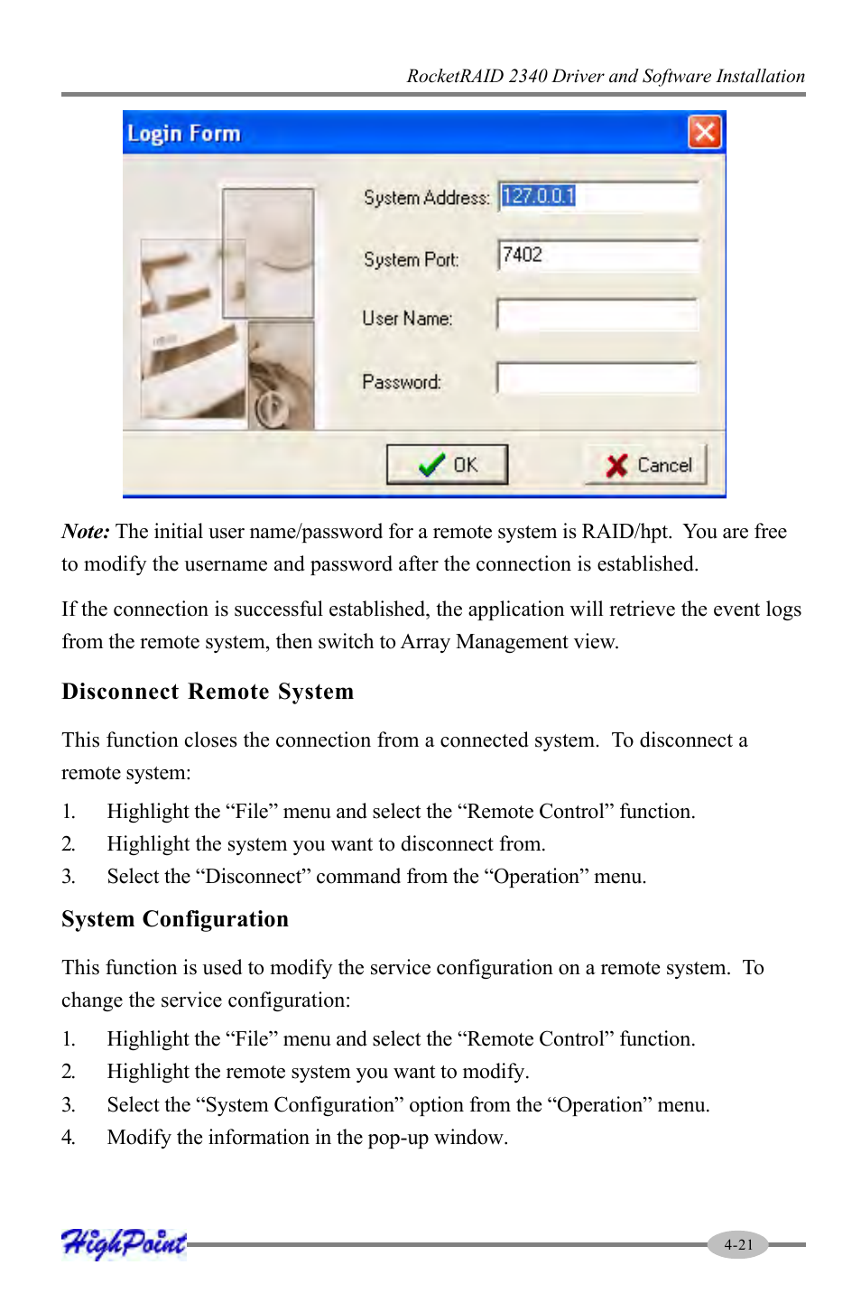 HighPoint RocketRAID 2340 User Manual | Page 45 / 76