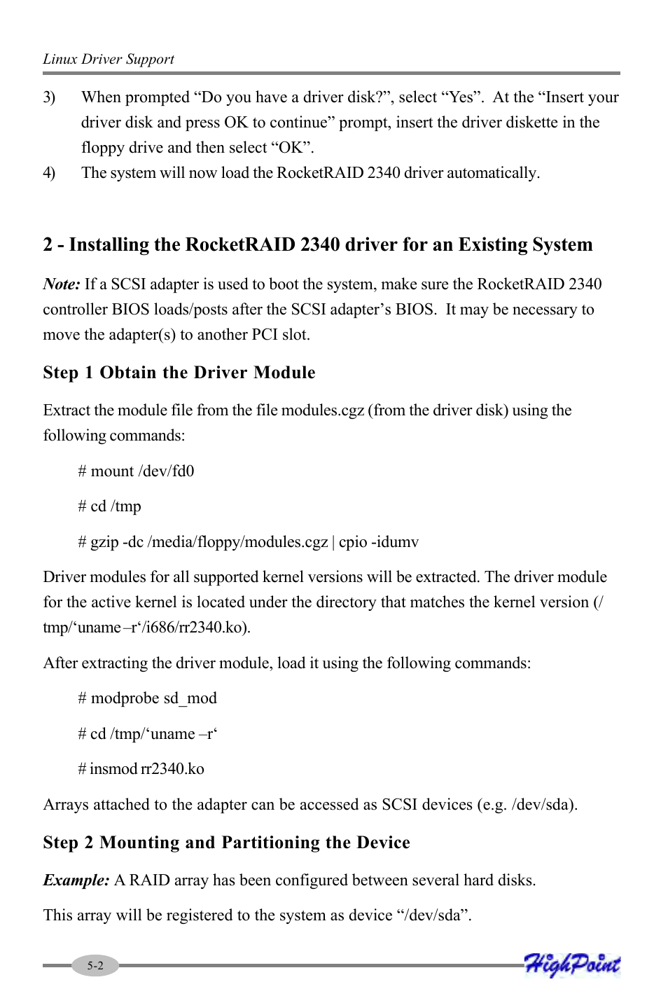 HighPoint RocketRAID 2340 User Manual | Page 52 / 76