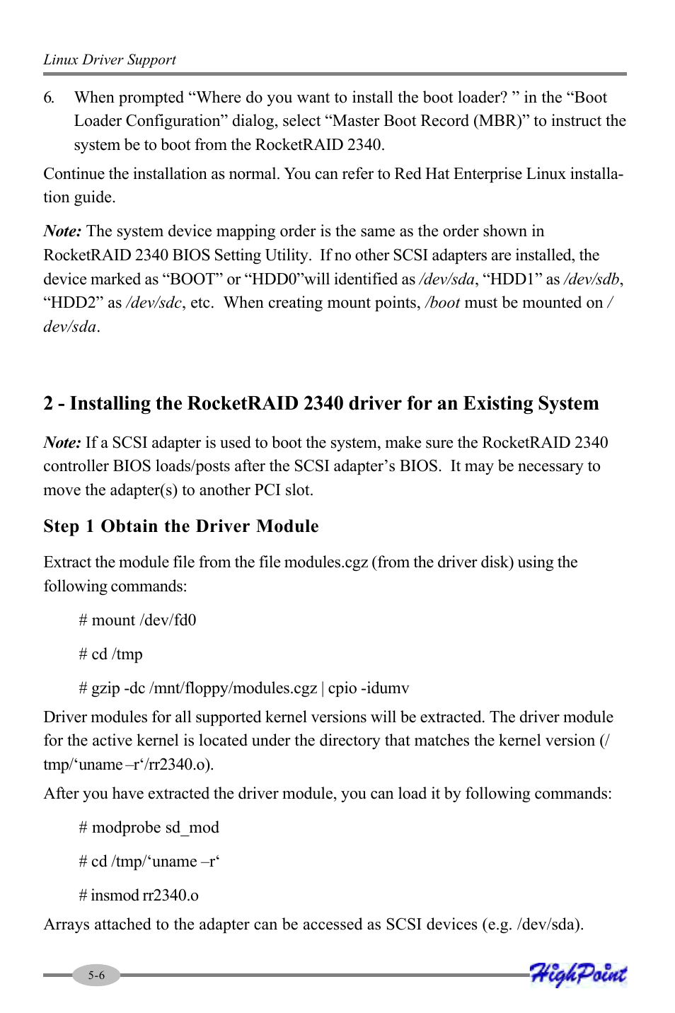 HighPoint RocketRAID 2340 User Manual | Page 56 / 76