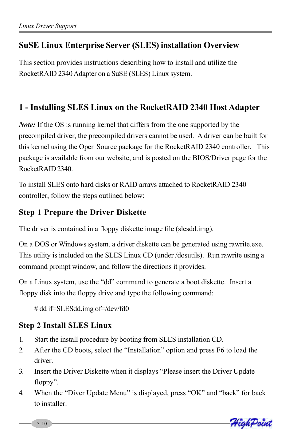 HighPoint RocketRAID 2340 User Manual | Page 60 / 76