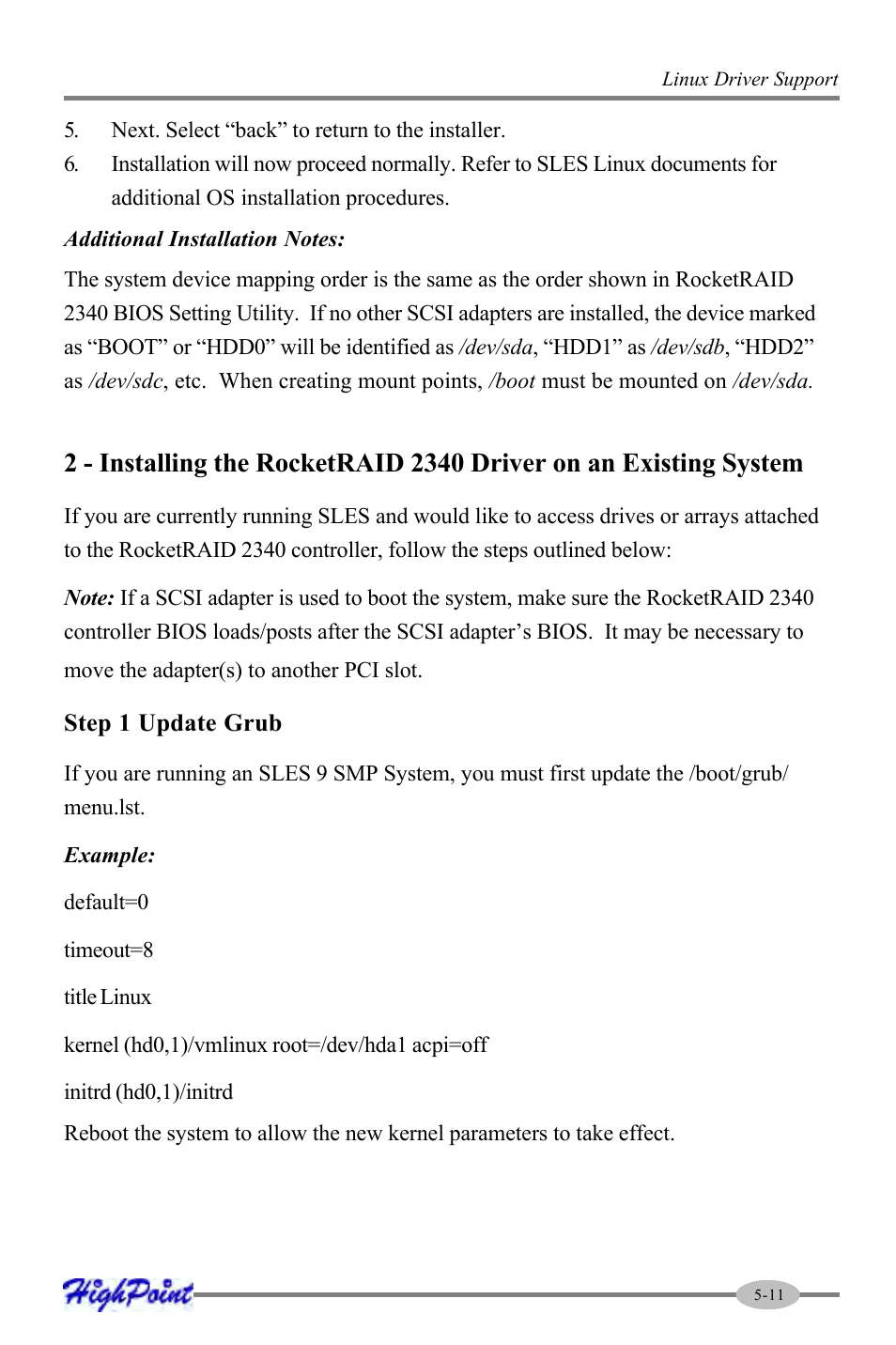 HighPoint RocketRAID 2340 User Manual | Page 61 / 76