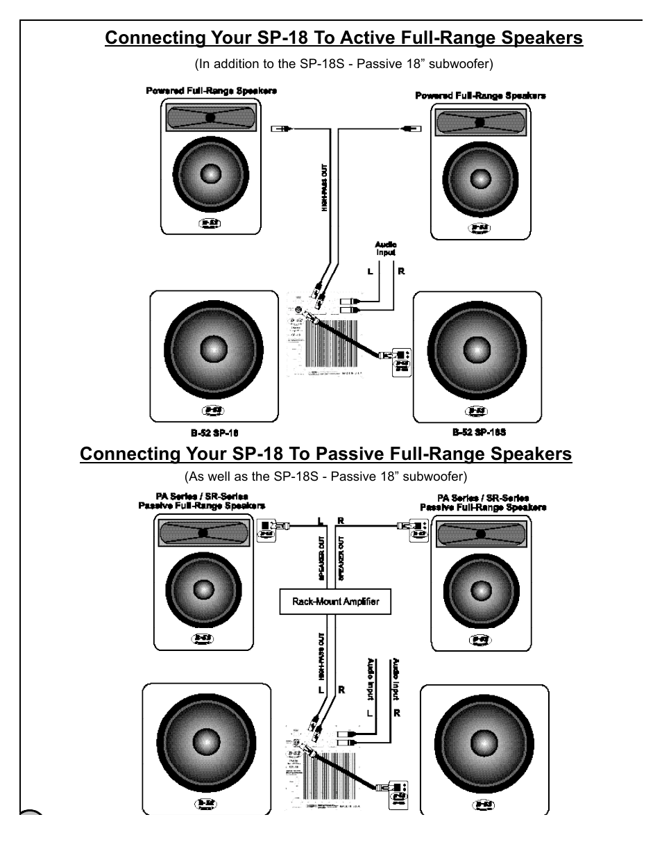 Audio Pro SP-18 User Manual | Page 6 / 8